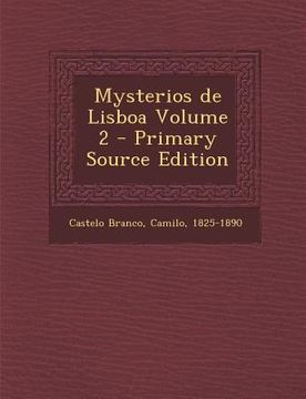portada Mysterios de Lisboa Volume 2 (en Portugués)