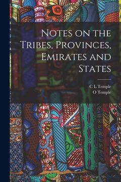 portada Notes on the Tribes, Provinces, Emirates and States (in English)