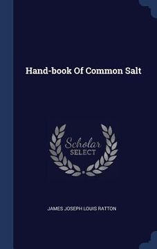 portada Hand-book Of Common Salt