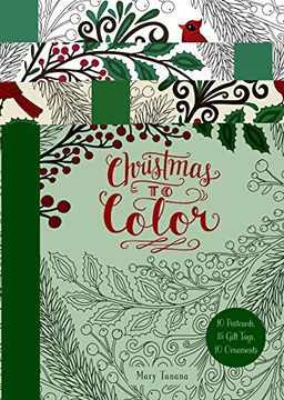 portada Christmas to Color: 10 Postcards, 15 Gift Tags, 10 Ornaments