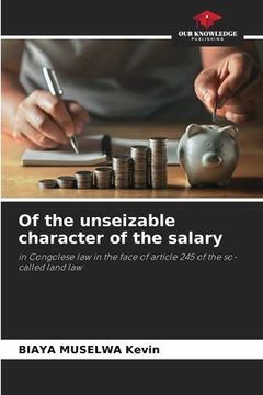 portada Of the unseizable character of the salary (en Inglés)