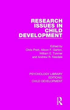 portada Research Issues in Child Development (Psychology Library Editions: Child Development) 
