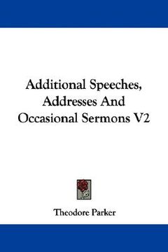 portada additional speeches, addresses and occasional sermons v2 (en Inglés)
