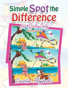 portada Simple Spot the Difference for Girls Only Activity Book (en Inglés)