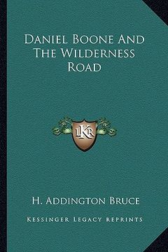 portada daniel boone and the wilderness road