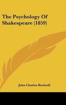portada the psychology of shakespeare (1859) (en Inglés)