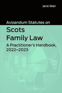 portada Avizandum Statutes on Scots Family Law: A Practitioner'S Handbook, 2022-2023 (en Inglés)