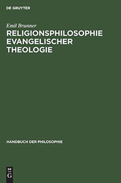 portada Religionsphilosophie Evangelischer Theologie 