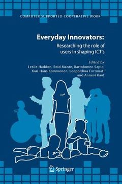 portada everyday innovators: researching the role of users in shaping icts (en Inglés)