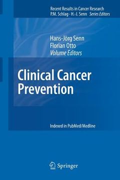 portada clinical cancer prevention (en Inglés)