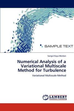 portada numerical analysis of a variational multiscale method for turbulence (en Inglés)