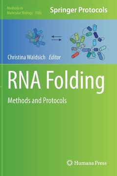 portada RNA Folding: Methods and Protocols (in English)