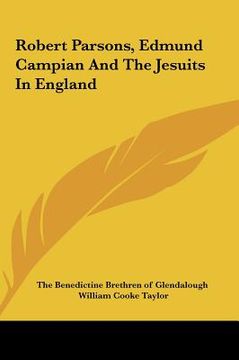 portada robert parsons, edmund campian and the jesuits in england (en Inglés)
