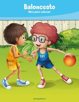 portada Baloncesto libro para colorear 1