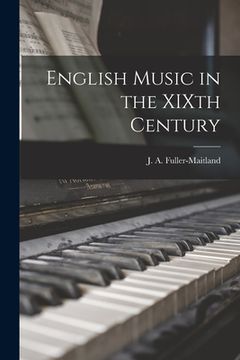 portada English Music in the XIXth Century (in English)