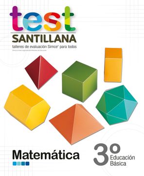 portada Test 3 Básico Matemática