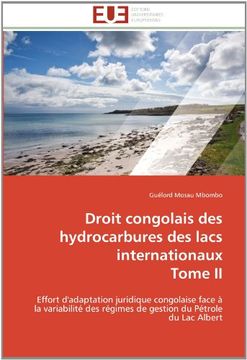 portada Droit Congolais Des Hydrocarbures Des Lacs Internationaux Tome II