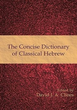 portada the concise dictionary of classical hebrew (en Inglés)