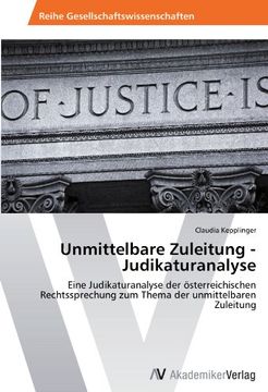 portada Unmittelbare Zuleitung - Judikaturanalyse