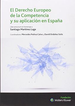 portada Derecho Europeo De La Competencia Y Su Aplicación En España,El