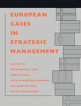 portada European Cases in Strategic Management (en Inglés)
