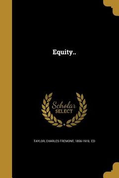 portada Equity.. (en Inglés)