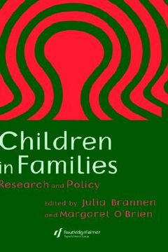 portada children in families (en Inglés)