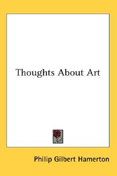 portada thoughts about art (in English)