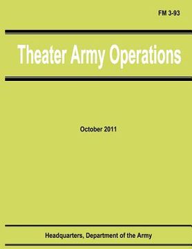 portada Theater Army Operations (FM 3-93) (in English)