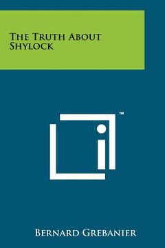 portada the truth about shylock (en Inglés)