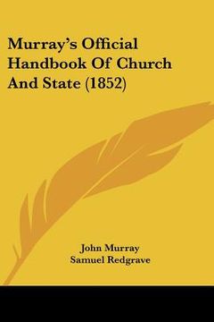 portada murray's official handbook of church and state (1852) (in English)