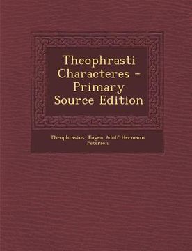 portada Theophrasti Characteres (in Latin)