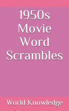 portada 1950s Movie Word Scrambles (en Inglés)