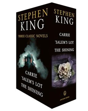 portada Stephen King Three Classic Novels box Set: Carrie, Salem s Lot, the Shining 