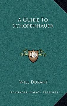 portada a guide to schopenhauer (en Inglés)
