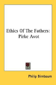 portada ethics of the fathers: pirke avot (en Inglés)