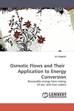 portada osmotic flows and their application to energy conversion (en Inglés)