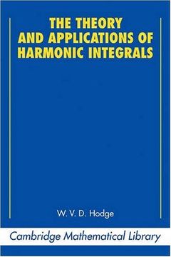 portada The Theory and Applications of Harmonic Integrals (Cambridge Mathematical Library) (en Inglés)