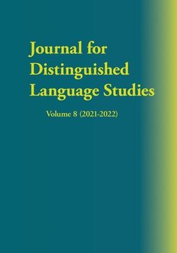 portada Journal for Distinguished Language Studies Volume 8 (2021-2022) (en Inglés)