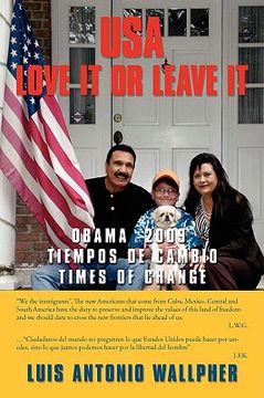 portada Usa Love it or Leave it: Obama 2009 Times of Change (en Inglés)
