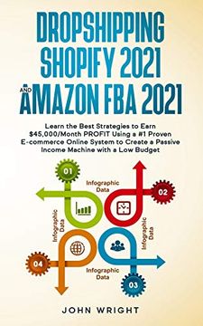 portada Dropshipping Shopify 2021 and Amazon fba 2021: Learn the Best Strategies to Earn $45,000 (in English)