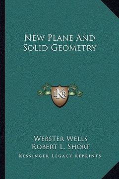 portada new plane and solid geometry (en Inglés)