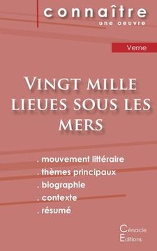 portada Fiche de lecture Vingt mille lieues sous les mers de Jules Verne (Analyse littéraire de référence et résumé complet) (en Francés)