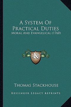 portada a system of practical duties: moral and evangelical (1760) (en Inglés)