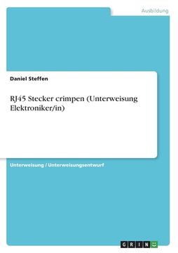 portada RJ45 Stecker crimpen (Unterweisung Elektroniker/in) (in German)