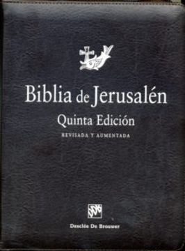 portada Biblia de Jerusalen (5ª Ed. ): Manual Cremallera - Totalmente Revisada (in Spanish)