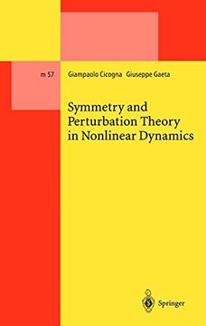 portada Symmetry and Perturbation Theory in Nonlinear Dynamics (Lecture Notes in Physics Monographs) (in English)