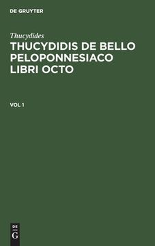 portada Thucydidis de Bello Peloponnesiaco Libri Octo, vol 1, Thucydidis de Bello Peloponnesiaco Libri Octo vol 1