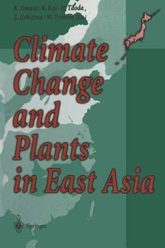 portada Climate Change and Plants in East Asia (en Inglés)