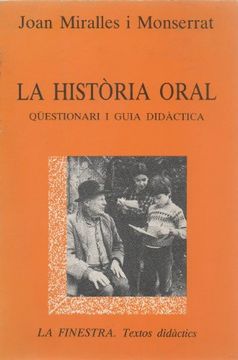 portada La Història Oral (en Catalá)